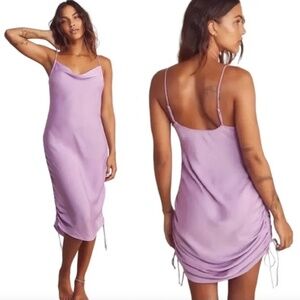 Free People Day to Night Convertible Slip Dress in Light Purple